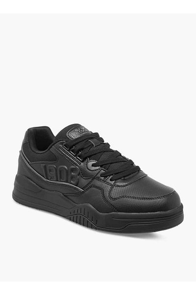Lee Cooper Men's Panelled Sneakers with Lace-Up Closure