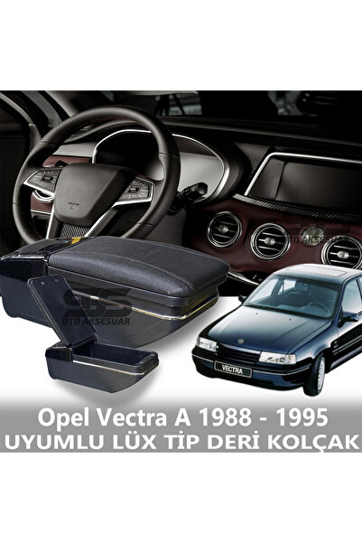 STS Oto Aksesuar Opel Vectra A 1988 - 1995 Uyumlu Premium  Deri Kol Dayama Ko...