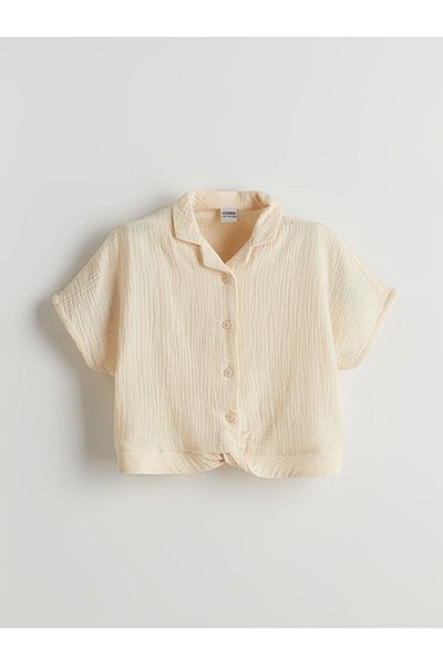 LC Waikiki Short Sleeve Girl's Shirt and Shorts