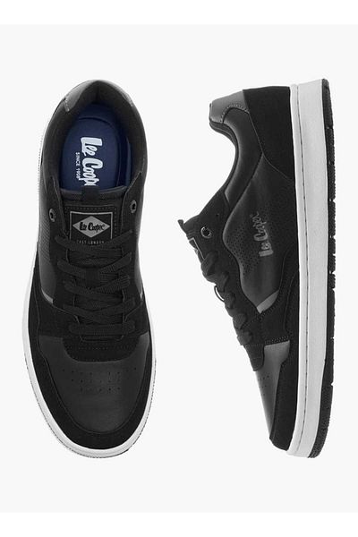 Lee Cooper Men's Perforated Sneakers with Lace-Up Closure
