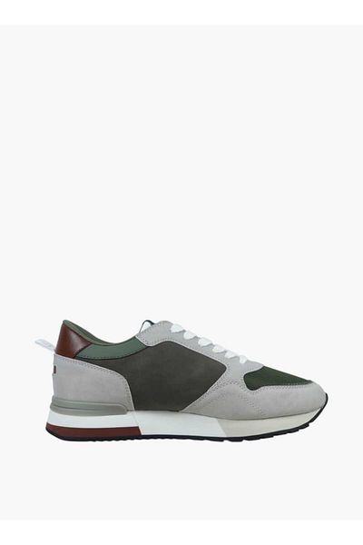 GAP Men's Panelled Lace-Up Sneakers - NEW YORK II