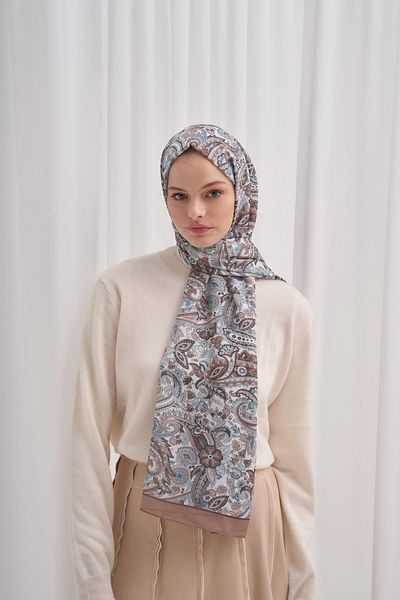 carell Nilla Nair Mink - Cotton Shawl