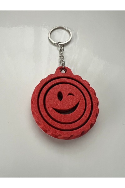 lina hobby Breloc colorat cu zâmbet 3D în mișcare