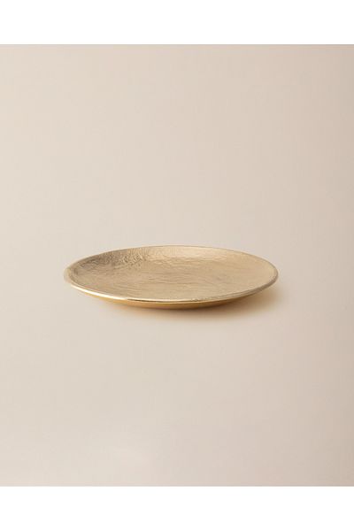 Madame Coco Noemie Decorative Plate - 30 cm - Gold