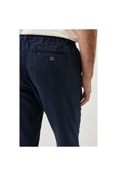 WRANGLER Navy Blue Regular Fit Chino Παντελόνι με Λεπτομέρεια Δαντέλας