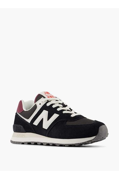 New Balance New Balance Women's Logo Detail Sneakers with Lace-Up Closure - 574