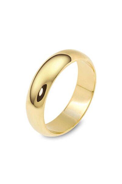 Altınbeyi Klasik Alyans 14 Ayar Altın Geniş Oval 7.50 gram