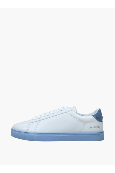 GAP Women's Panelled Sneakers with Lace-Up Closure - MEMPHIS