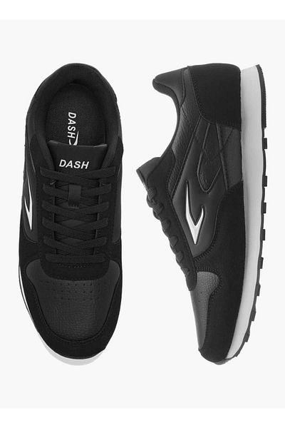 Dash Panelled Lace-Up Sneakers