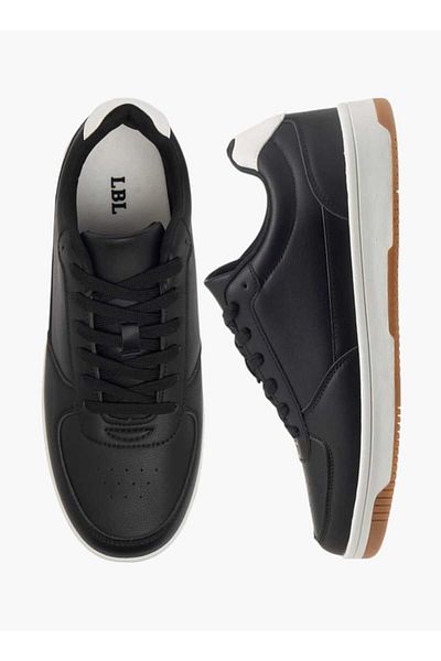 LBL by Shoexpress LBL by Shoexpress Panelled Sneakers with Lace-Up Closure