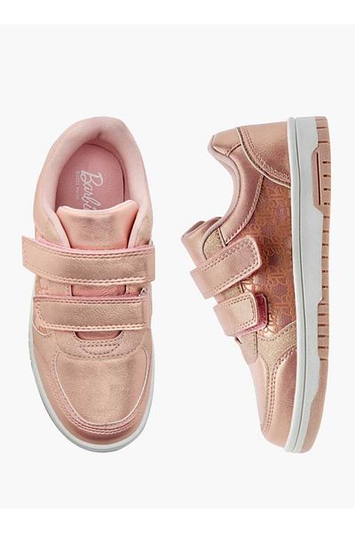 Barbie Panelled Sneakers with Hook and Loop Closure