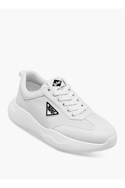 Lee Cooper Lee Cooper Men's Perforated Sneakers with Lace-Up Closure