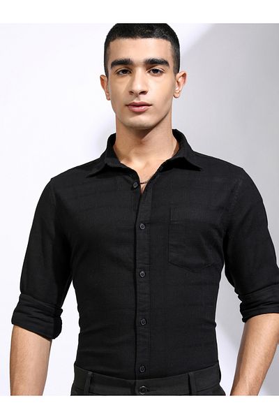 Highlander By Styli Regular Fit Collared Shirt with Pocket