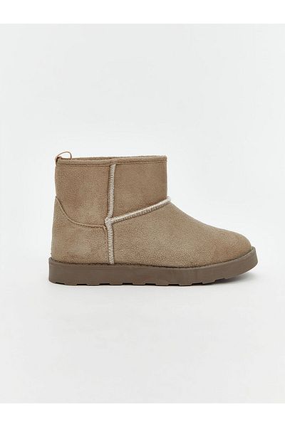LC Waikiki Lcw Steps Brown Baby Boy Boots with Fur Inside