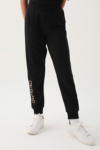 Kappa Παιδική Φούτερ Unisex 7-16 ετών -Μαύρο