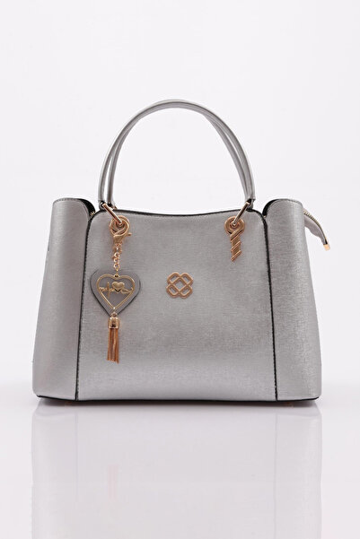 DGN 3267 موديل فضة تايكان حقيبة كتف و يد نسائية