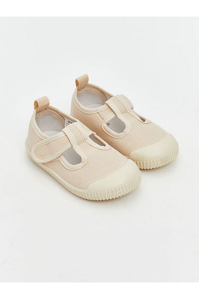 LC Waikiki Beige Velcro Baby Boy First Step Shoes