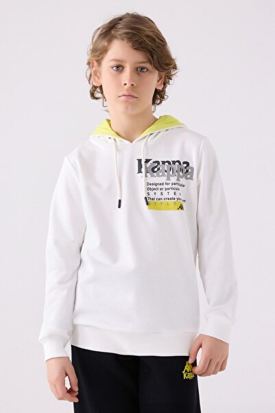 Kappa Hanorac băiat de 5-16 ani- Ecru-