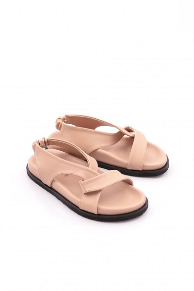 DGN Γυναικεία σανδάλια Nude Colored - Cross Strapped, Model 41513372