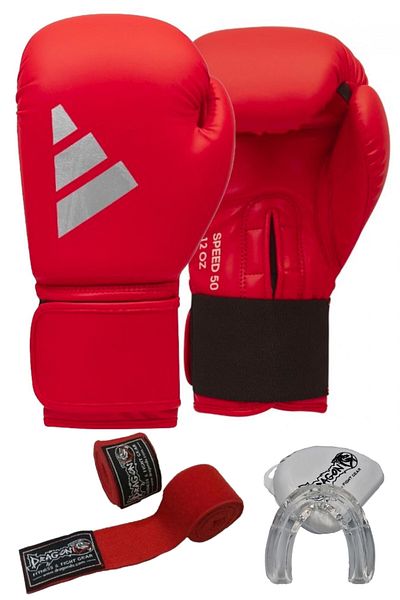 adidas Adidas Speed50 Muay Thai Boxing Gloves - Bandage and Disguise Set of 3 Adisbg50