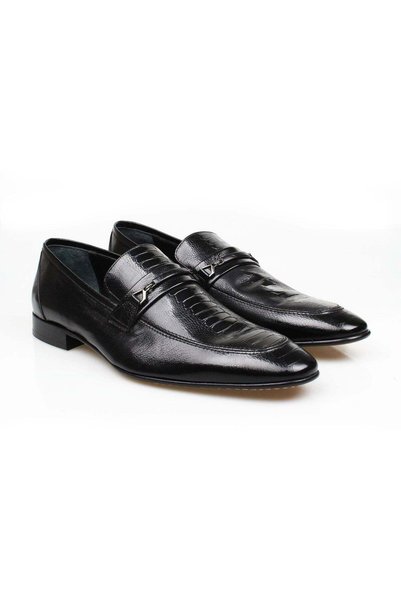Butik PANTOFI BĂRBAȚI FĂRĂ șireturi, CULOARE NEGRĂ, PIELE AUTENTICĂ