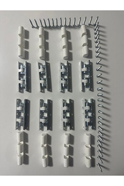 Uğur Kalıp MENTEŞE PRATİK QUİK PİMAPEN KAPI PENCERE ÇELİK KALİTELİ BEYAZ (8 ADET) VİDALARI HEDİYEDİR