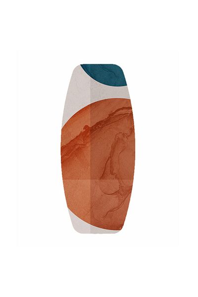 wudie Wooden Printed Balance Board Rocket Balance Board Rocket Gym Board