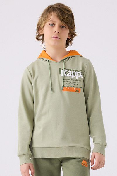 Kappa Kappa Boy's Sweatshirt 5-16 Years - Tea Green