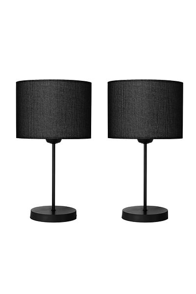 AG LightDesign Black Modern Table Lamp - Two Turquoise of 2