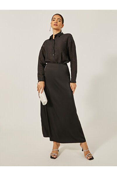 Styli قميص مخطط بقصّة عادية مع تفاصيل معدنية