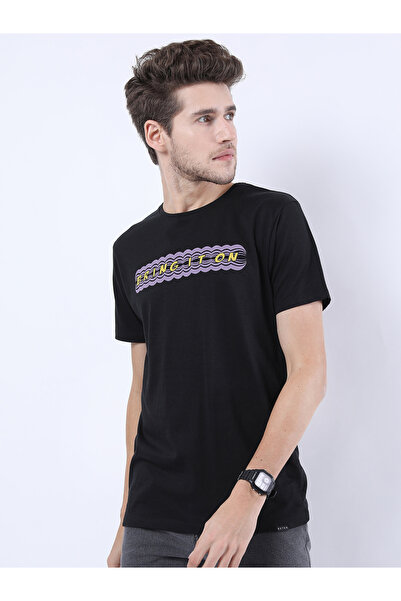 Ketch By Styli Graphic Print Round Neck Fit T-Shirt