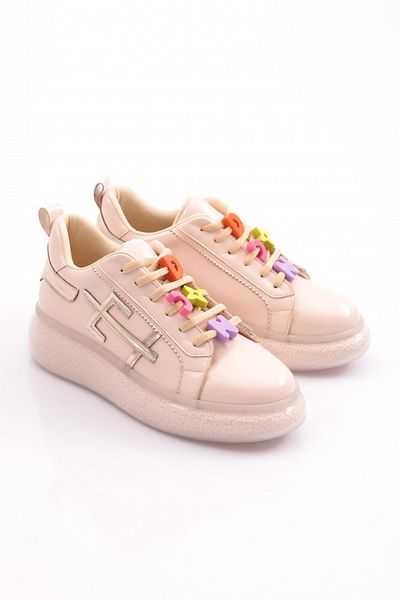 DGN 1142 Pantofi de damă decorați cu șireturi