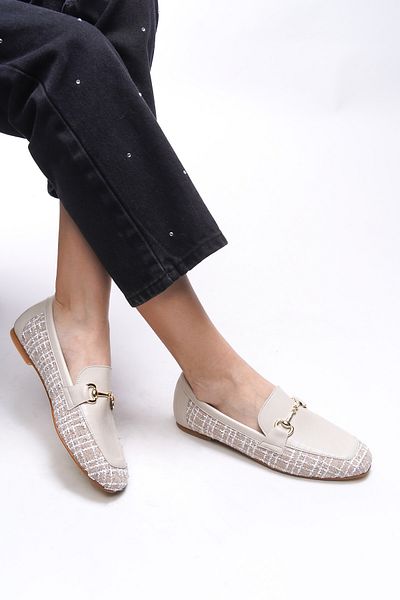 Riccon Γυναικείες μπαλαρίνες Winlayna Beige - 0012093