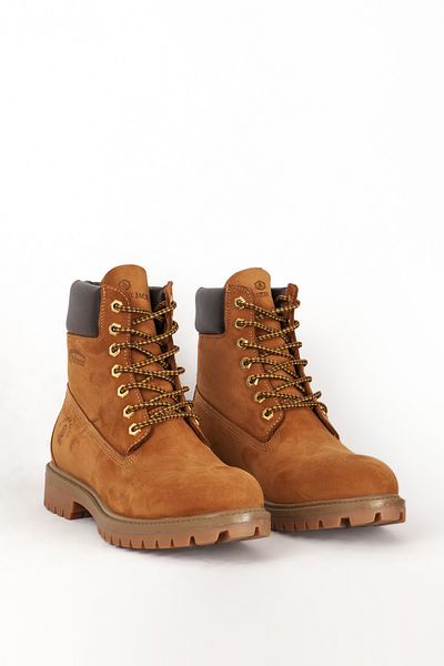 Hammer Jack Men's Waterproff Lace-Up Casual Boots Real Nubuck Leather Hj 1101m Cinnamon