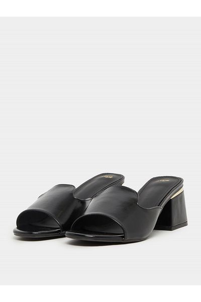Styli Slip-On Block Heel Sandals