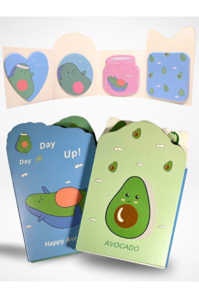 Vagon 2 Pack Notepad Avocado Post-It (Blue&Turquoise)
