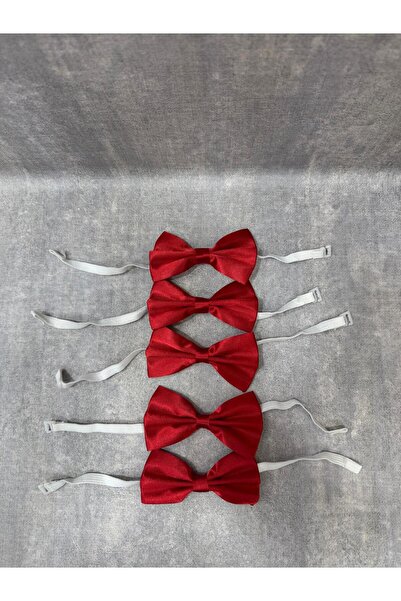 Dıgıl Kids 5 Pack Red Boy's Bow Tie