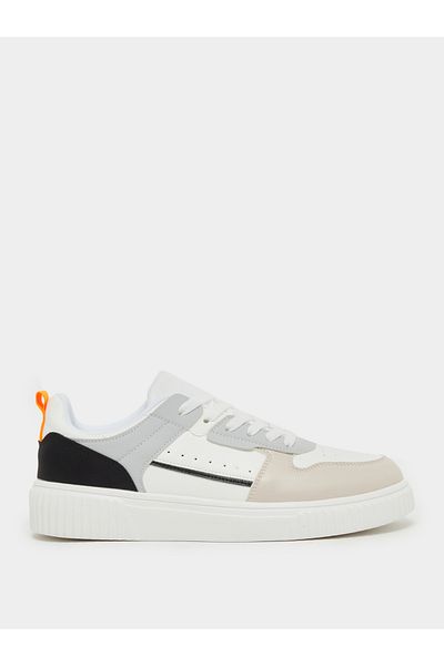 Styli Color Block Breathable Lace Up Sneakers