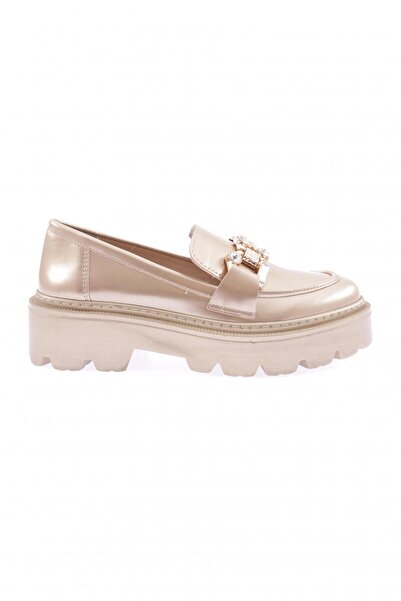 DGN Women's Crystal Stone Accessory Loafer Shoes 21123342