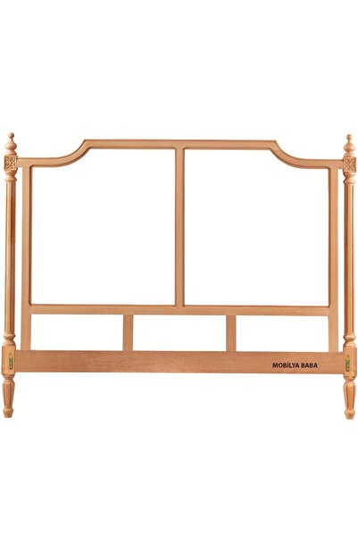 Mobilya Baba İslahiye Tornalı Başlık Cilasız Ham Ahşap