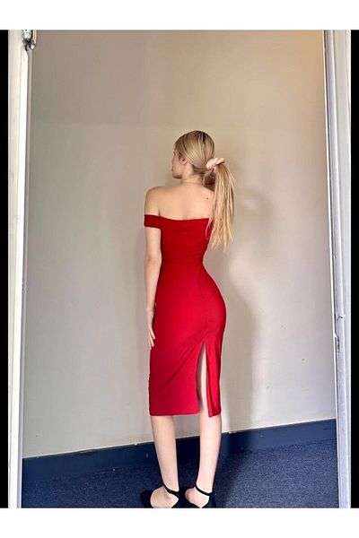 sportiness ROCHIE MIDI CREION CREION FĂRĂ BRETELE SANDY