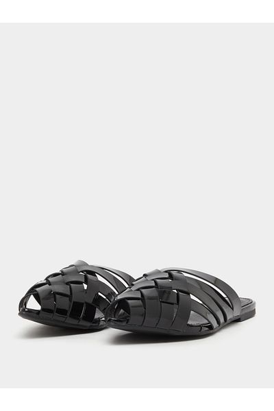 Styli Pointed Toe Slip On Flat Mules