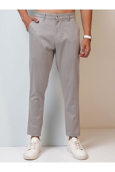 Highlander By Styli Mid Rise Regular Fit Chino Trousers