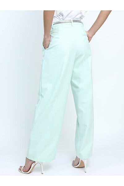 Tokyo Talkies By Styli Mid Rise Parallel Trousers with Belt Loop