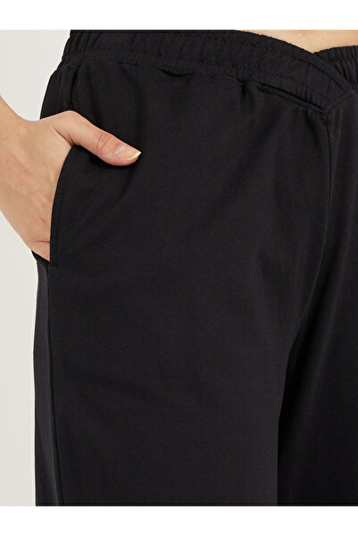 Styli High Rise Cross Waistband Tapered Leg Joggers