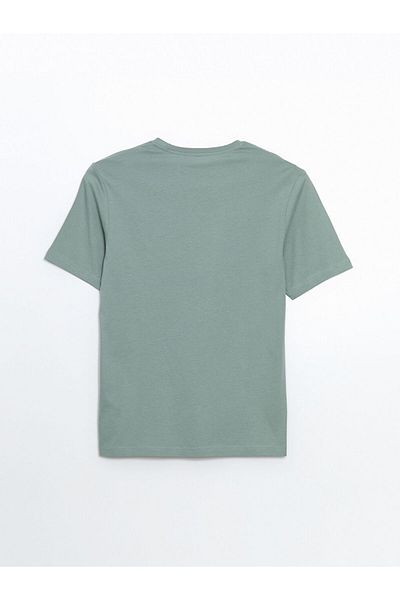 LC Waikiki New Season Crew Neck Printed Combed Cotton Men's T-Shirt - S5J108Z8