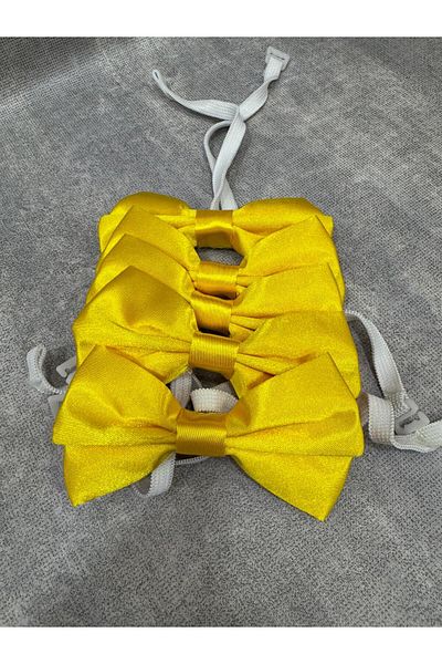 Dıgıl Kids 5 Pack Yellow Boy's Bow Tie