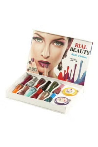 RİAL 12pcs Nail Polish Remover Kit with Multicolor Nail Polish Remover