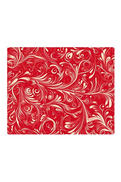 lili hediyelik Red Yellow Patterns Printed Mousepad 17.5X21.5 cm