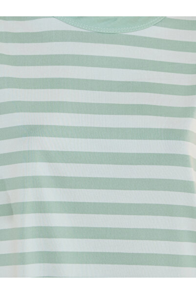 Take Two By Styli Striped Dropped Shoulder T-Shirt and Shorts Set